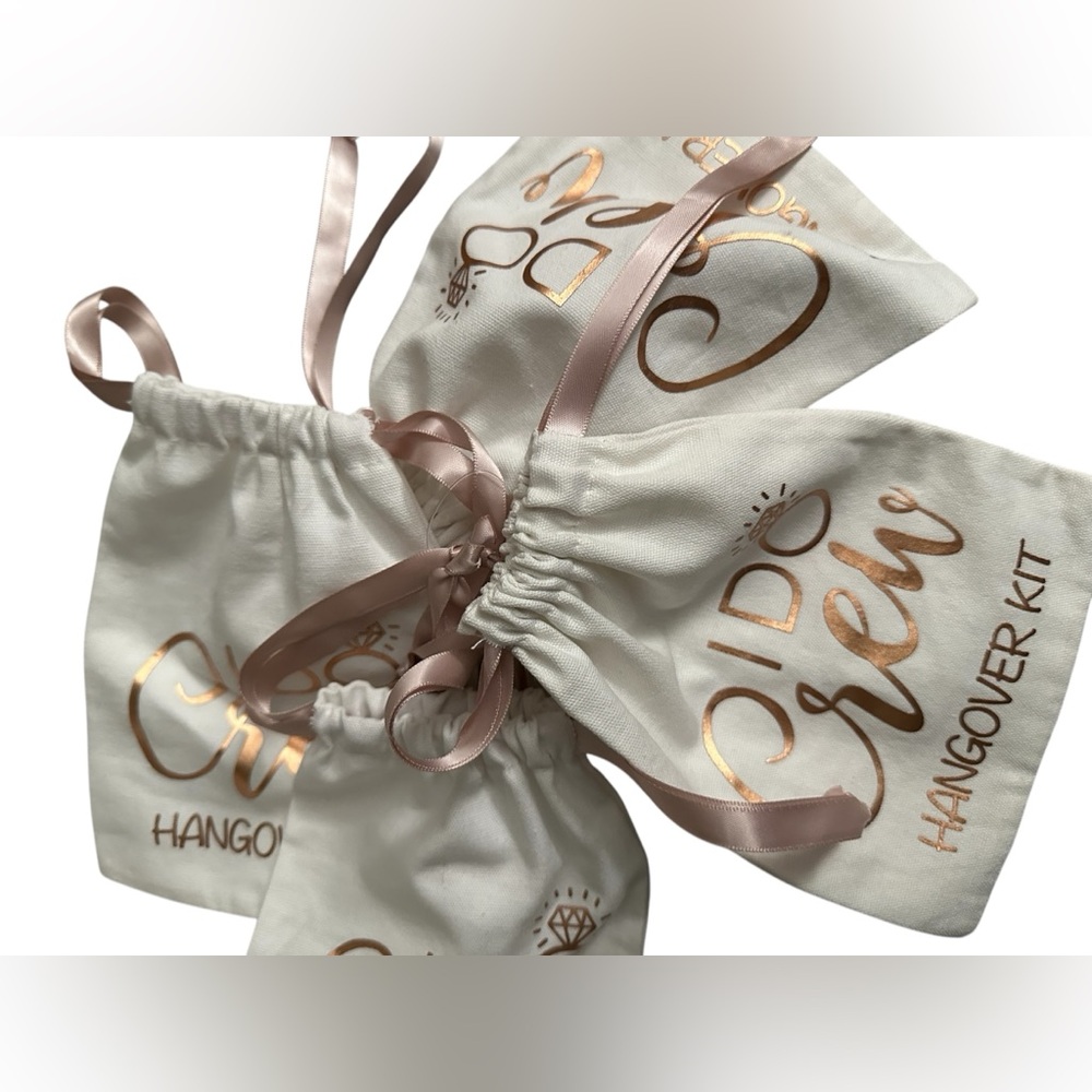 Party Favor Bags - I do Crew Hangover Kit Bundle of 4 NWOT